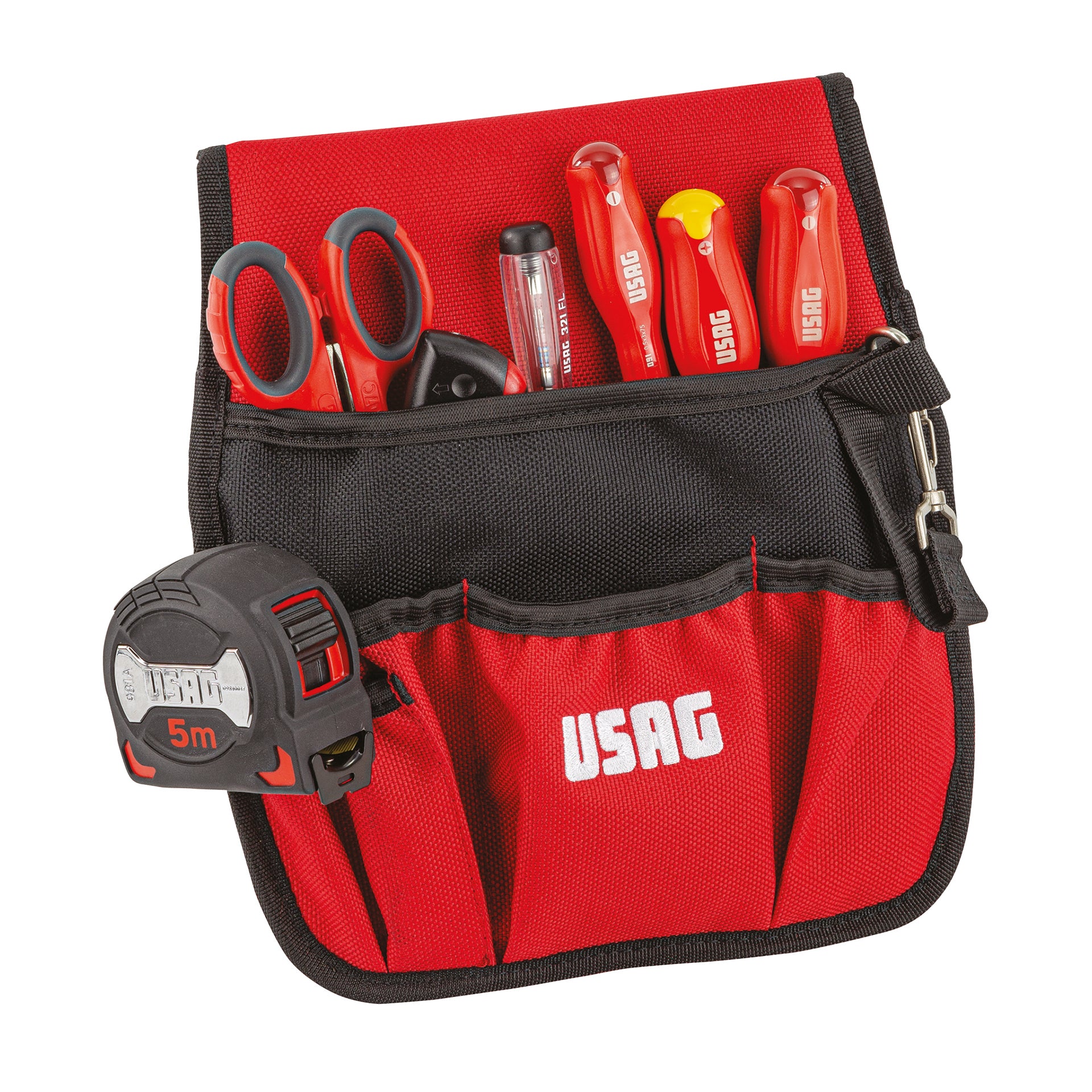 007 MLE - Marsupio con ASSORTIMENTO PER ELETTRICISTI (7 pz) - Usag - U00070038 007 MLE - Marsupio con ASSORTIMENTO PER ELETTRICISTI (7 pz) - Usag - U00070038